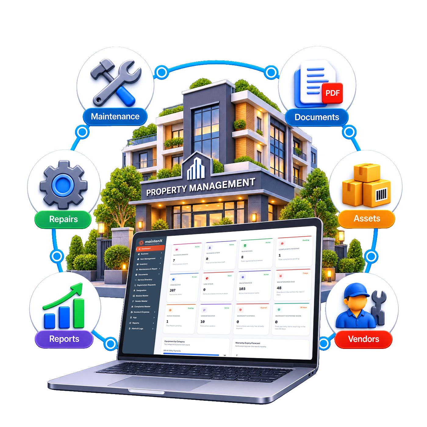 MaintenX for property management