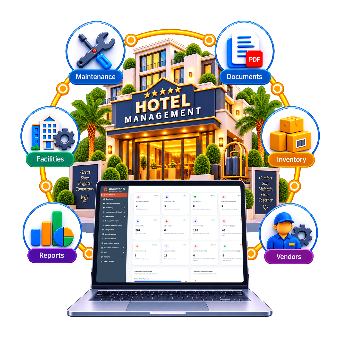 MaintenX for hotels